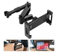 URAQT Car Headrest Tablet Mount,Car Back Seat iPad Holder with Foldable Extension Arm,360° Rotating Car Tablet Holder for Kids for iPad Pro, Air, Mini, Samsung Tab, Mobile Phone, 4.7-11 Inch Devices