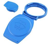URAQT Car Water Tank Bottle Cap, Windscreen Washer Bottle Cap, Wiper Reservoir Tank Cover Replacement Part Number: 3Q0955455/5HG955455, Compatible with Volkswagen, Audi, Porsche(Blue)