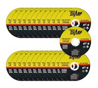 URAQT Cutting Discs for Angle Grinder 25 Pack, 125mm Thin1.2mm Professional Abrasive Cutting Discs, Stainless Steel Cut off Wheel for Angle Grinder for Cuttings Steel, Iron, Aluminum, Ferrous Metals