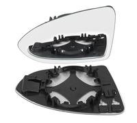 URAQT Fit for VW Golf MK7 2013-2020 Wing Mirror Glass, Left Heated Wing Mirror Glass Replacement, Convex Clear Passenger Side Heated Aspherical with Support Plate Door Mirror OEM:V-W (5G0857522)