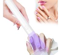 URAQT Handheld UV Nail Lamp, Mini Handheld UV Lamps for Gel Nails and Nail Polish, Rechargeable USB Nail Dryer Light with 20s 60s Timer, Portable Round Led Nail Flashlight, Gift for Women Nail Art