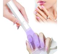 URAQT Handheld UV Nail Lamp, Small UV Lamps for Gel Nails, Rechargeable USB Nail Dryer Light with 20s 60s Timer, Portable Led Nail Flashlight, Gift for Women Nail Art