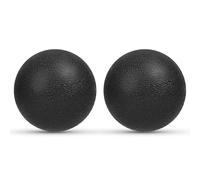 URAQT Lacrosse Massage Ball Set, 2 Pack Body and Foot Massage Roller, Muscle Massager Hard Lacrosse Ball for Plantar Fasciitis, Trigger Point Therapy, Deep Tissue, Myofascial Release