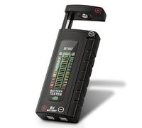 URAQT LED Digital Battery Tester, Detector Battery Level Checker, LED Display No Battery Required Universal Household Digital Electrical Battery Checker Tester Type A for AA AAA C D 9V 1.5V Cell