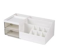 URAQT Makeup Organizer Storage Drawers, Large Capacity Dressing Table Plastic Cosmetics Holder, Cosmetic Storage Box for Vanity, Bathroom, Bedroom, Multi-Use Cosmetic Organisers for Women