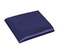 URAQT Men's Pocket Squares, Soft Gents Hankies Premium Assorted Mens Pocket Square Handkerchiefs Set for Men and Women Plain Satin Handkerchief for Grooms Weddings Prom Celebration Part,Blue