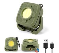 URAQT Rechargeable Camping Lantern, IP44 Waterproof Camping Lights Lamp, Portable Tent Lantern Lamp, 5 Lighting Modes and 4 Color Temperatures, with Magnetic Hook, for Emergency, Fishing, Hiking