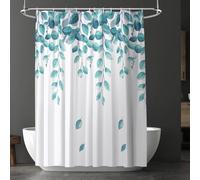 URAQT Shower Curtain Anti Mould, Waterproof Polyester Bathroom Curtains, Resistant Bathroom Shower Curtain with 12 Hooks, Upgrade Bathtub Curtains for Shower Stall, 180 x 200 cm, Spring Dawn