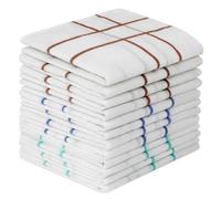 URAQT White Handkerchiefs 12 Pack,Large 38cm,Soft & Absorbent for Daily Use | Premium Fabric,Versatile Pocket Squares for Men and Women, Perfect for Grooms, Weddings, Prom, Celebration, Party