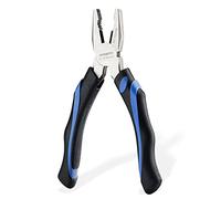 URASISTO 8-Inch Linesman Pliers with Rubber Grip Handle, Portable Home Hand Tools