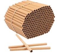 URATOT 200 Pieces Mason Bee Tubes 6 Inches Outdoor Bee Cardboard Tubes Beekeeper Replacement Nesting Refill Tubes for Mason Bee Houses, Bee Hotels