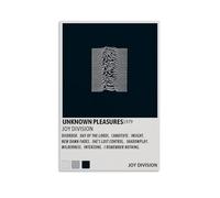 URAUIH Joy Division Posters Unknown Pleasures Album Poster Bedroom Living Room Wall Art Deco Poster 08x12inch(20x30cm) Unframe-style