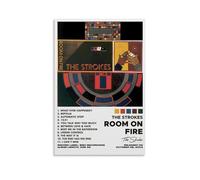 URAUIH Room On Fire by The Strokes Album Poster Bedroom Living Room Wall Art Deco Poster 16x24inch(40x60cm) Unframe-style