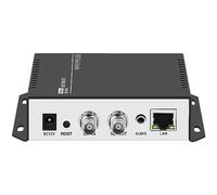 URayCoder H.265 H.264 SD HD 3G SDI Video Streaming Encoder with RTSP, UDP, SRT, HLS, RTMPS, Multicast, MP4, ONVIF, SDI to IP Converter for IPTV YouTube Facebook OBS Slingbox Live Broadcast Servers