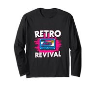 Urban - 80s 90s Cassette Retro Revival Graffiti Graphic Long Sleeve T-Shirt