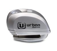 URBAN UR22 Disc Lock With or Without Alarm 120db, ON Button, Warning LED, Waterproof Module, Long Lasting Battery, Universal Anti Theft Wheel Lock Special for Scooters, Motorcycle, Bicycle, E-Scooters