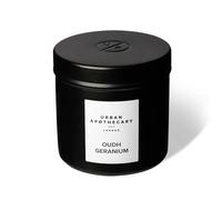 Urban Apothecary London Travel Candle - 35 Hour Burn Time, Perfect for Holidays, Artisan, Soy & Vegan Wax (Oudh Geranium)