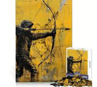 Urban Archer Jigsaw Puzzles 1000 Piece for Adults Sharp Mind Easy Enjoyment Firm Fit Festive Present (50x75cm)