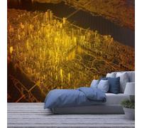 Urban Architectural Landscape 250(W) X175(H) Cm Wallpaper Peel and Stick Self Adhesive Mural Wall Sticker Large 3D Wallpaper Home Decor for Bedroom Living Room Office Hotel Wall Backgr-8726377