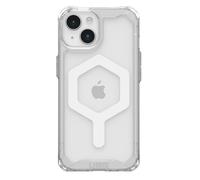 URBAN ARMOR GEAR UAG Case Compatible with iPhone 15 Case 6.1" Plyo Ice/White Built-in Magnet Compatible with MagSafe Charging Rugged Anti-Yellowing Transparent Clear Dropproof Protective Cover