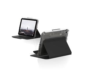 Urban Armor Gear by UAG [U] Lucent Case Apple iPad Mini 6 Case (2021/6th Generation) [Stand Function, Wake/Sleep, Magnetic Front Flap, Apple Pencil Holder] Black (Transparent) 12328N314040