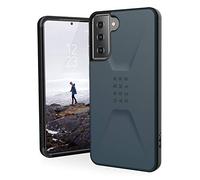 URBAN ARMOR GEAR Civilian 21281D115555 Protective Case for Samsung Galaxy S21+ 5G (6.7 Inches) Wireless Charging Compatible Cover Drop-Resistant Mobile Phone Case Ultra Slim Bumper Blue (Mallard)
