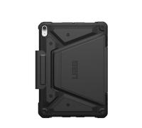 URBAN ARMOR GEAR UAG Designed for iPad Air 11" Case (6th/7th Gen 2024-2025) M3 A3266 A3267 - Rugged Auto Sleep/Wake Folio Cover w/Pencil Holder & Multi-Angle Adjustable Stand, Metropolis SE Black