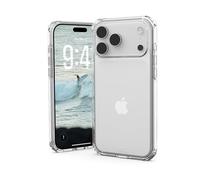 URBAN ARMOR GEAR Plyo Case Compatible with Apple iPhone 17 Pro Max Case (Wireless Charging Compatible Cover, Drop-Resistant Air-Soft Corners, Raised Edge) Ice (Transparent)