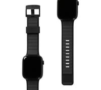 URBAN ARMOR GEAR RIP CURL x UAG Compatible with Apple Watch Band 49/46/45/44mm iWatch Series Ultra 3/Ultra 2/Ultra/4-11/SE3/SE2/SE Soft Silicone Adjustable Replacement Strap, Torquay Black Graphite