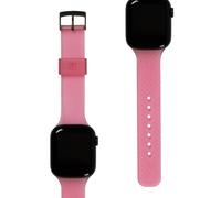 URBAN ARMOR GEAR [U by UAG Compatible with Apple Watch Band 42/41/40mm iWatch Series 11/10/9/8/7/6/5/4/SE3/SE2/SE, Slim Soft Adjustable Replacement Strap, Lucent Pink Sand