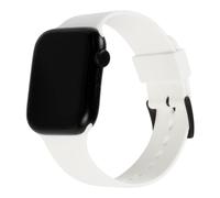 URBAN ARMOR GEAR [U by UAG Compatible with Apple Watch Band 49/46/45/44mm iWatch Series Ultra 3/Ultra 2/Ultra/4-11/SE3/SE2/SE Dot Soft Silicone Adjustable Replacement Strap, Marshmallow