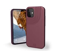 URBAN ARMOR GEAR [U by UAG iPhone 12 Mini 5G - (5.4 inch) Case Anchor Shock Absorbing Slim Fit Sleek Stylish Protective Phone Cover, Matte Aubergine