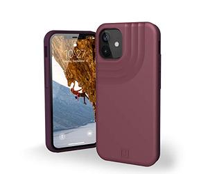 URBAN ARMOR GEAR [U by UAG iPhone 12 Mini 5G - (5.4 inch) Case Anchor Shock Absorbing Slim Fit Sleek Stylish Protective Phone Cover, Matte Aubergine