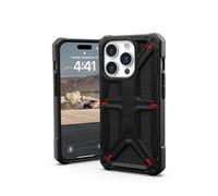URBAN ARMOR GEAR UAG Case Compatible with iPhone 15 Pro Case 6.1" Monarch Kevlar Black Rugged Heavy Duty Military Grade Drop Tested Protective Cover