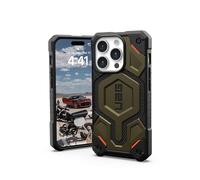 URBAN ARMOR GEAR UAG Case Compatible with iPhone 15 Pro Case 6.1" Monarch Pro Kevlar Element Green Built-in Magnet Compatible with MagSafe Charging Premium Rugged Dropproof Protective Cover