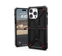 URBAN ARMOR GEAR UAG Case Compatible with iPhone 15 Pro Max Case 6.7" Monarch Kevlar Black Rugged Heavy Duty Military Grade Drop Tested Protective Cover