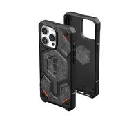 URBAN ARMOR GEAR UAG Case [Limited Edition] Compatible with iPhone 15 Pro Max Case 6.7" Monarch Pro Forged Carbon Fiber Orange Accent, Built-in Magnet Compatible with MagSafe Rugged Protective Cover