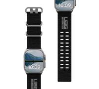 URBAN ARMOR GEAR UAG Compatible with Apple Watch Band 42/41/40mm iWatch Series 11/10/9/8/7/6/5/4/SE3/SE2/SE Metropolis High Strength Nylon Sporty Replacement Watch Strap, Black