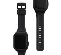 URBAN ARMOR GEAR UAG Compatible with Apple Watch Band Case 45mm iWatch Series 9/8/7 Scout Plus Soft Touch Adjustable Replacement Strap, Black