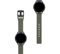 URBAN ARMOR GEAR UAG Designed for Samsung Galaxy Watch 6 40/44mm, Watch 6 Classic 43/47mm Fits 20mm Lug Scout Sporty Silicone Replacement Watch Strap, Foliage Green
