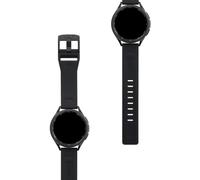 URBAN ARMOR GEAR UAG Compatible with Samsung Galaxy Watch Band Fits 20mm Lug Galaxy Watch 7/6 40/44mm, Watch 6 Classic 43/47mm, Quick Release Soft Silicone Replacement Sport Strap, Scout Black