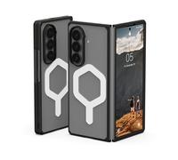 URBAN ARMOR GEAR UAG Compatible with Samsung Galaxy Z Fold 7 Case Mouve - Support Magnetic Charging Transparent Clear Rugged Military Grade Protective Cover, Ice