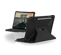 Urban Armor Gear UAG Designed for Galaxy Tab S7 Plus 12.4" Case Metropolis Folio Slim Heavy-Duty Tough Multi-Viewing Angles Stand Military Drop Tested Rugged Protective Cover, Black
