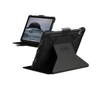 UAG Designed for iPad 10.9” 10th Gen 2022 Case Metropolis Black with Adjustable Stand and Pencil Holder Rugged Non-slip Tactile Grip Exterior Heavy Duty Protective Folio Cover by URBAN ARMOR GEAR