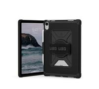 UAG Designed for iPad 10.9” 10th Gen 2022 Case Metropolis Black with Adjustable Handstrap and Pencil Holder Rugged Non-slip Tactile Grip Exterior Heavy Duty Protective Folio Cover by URBAN ARMOR GEAR