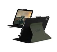 UAG Designed for iPad 10.9” 10th Gen 2022 Case Scout Folio Black/Olive with Pencil Holder Rugged Lightweight Silm Impact Resistant Protective Folio Cover by URBAN ARMOR GEAR