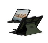 URBAN ARMOR GEAR UAG Designed for iPad Air 10.9 inch Case iPad 5th Generation 2022 Case Green Olive Rugged Smooth Exterior Multi-Angle Viewing Folio w/Pencil Holder Metropolis SE Protective Cover