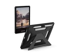 URBAN ARMOR GEAR UAG Designed for iPad Air 11" 7th Gen 2025 M3, 6th Gen 2024 M2 Case A3266 A3267 - Rugged Protective Cover with Kickstand and Pencil Holder Scout Plus Black