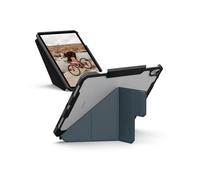 URBAN ARMOR GEAR UAG Designed for iPad Air 11" Case M4/M3/M2 2024-2026 Rugged Adjustable Multi-Angle Stand Auto Sleep/Wake Folio Cover Pencil Holder, Essential Armor Cloud Blue