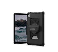 URBAN ARMOR GEAR UAG Designed for iPad Pro 11" Case (5th Gen, 2024, M4) A2836, A2837, A3006 Rugged Military Grade Dropproof Folio Cover with Pencil Holder & 360 Rotating Hand Strap, Metropolis Black